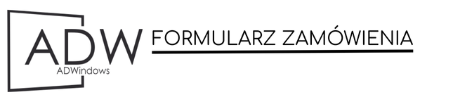 FORMULARZ ZAMÓWIENIA